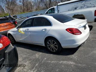 2016 Mercedes-Benz C 300 Luxury with VIN 55SWF4KB9GU117553, listed as a Copart auction lot 46359994 with 133,094 mi miles and Salvage title. Bid and sale history available at DreamBid. Image 2.