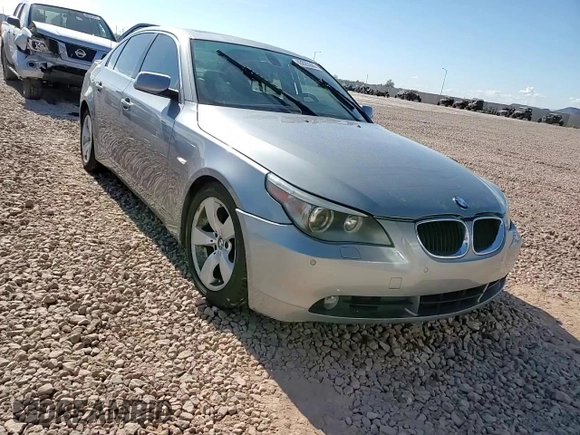 2004 BMW 5 Series 530i with VIN WBANA73564B057328, listed as a Copart auction lot 43020595 with 155,003 mi miles and Salvage Title. Bid and sale history available at DreamBid. Image 11.