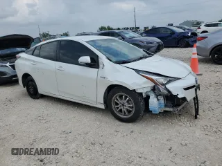 2016 Toyota Prius Four with VIN JTDKARFU7G3005807, listed as a Copart auction lot 54584295 with 67,130 mi miles and Salvage Title. Bid and sale history available at DreamBid. Image 4.