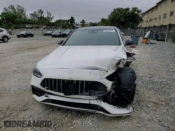 2024 Mercedes-Benz C 43 AMG z VIN W1KAF8HB8RR228611, wystawiony jako Copart lot #42020315 z przebiegiem 1 161 mil mil oraz Szkoda całkowita • Salvage title. Historia ofert i sprzedaży dostępna na DreamBid. Obrazek 11.