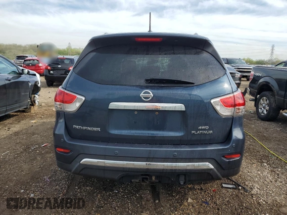 2014 Nissan Pathfinder S z VIN 5N1AR2MM9EC625291, wystawiony jako Copart lot #55962045 z przebiegiem 151 750 mil mil oraz Szkoda całkowita • Salvage title. Historia ofert i sprzedaży dostępna na DreamBid. Obrazek 6.