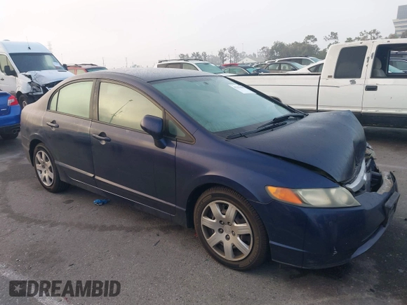 2006 Honda Civic LX z VIN 1HGFA16526L129544, wystawiony jako IAAI lot #42391680 z przebiegiem 98 225 mil mil oraz . Historia ofert i sprzedaży dostępna na DreamBid. Obrazek 1.
