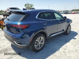 2022 Buick Envision Preferred with VIN LRBAZLR45ND067404, listed as a Copart auction lot 52298195 with 23,848 mi miles and Salvage Title. Bid and sale history available at carsss.com. Image 3.