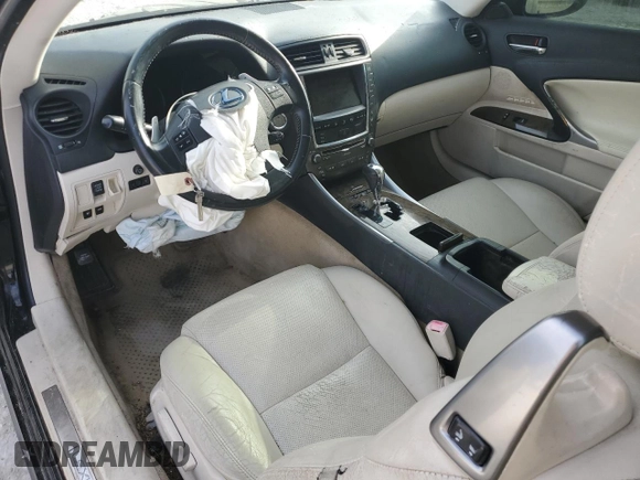 2010 Lexus IS with VIN JTHFE2C2XA2503785, listed as a Copart auction lot 47293885 with Not Provided miles and Salvage Title. Bid and sale history available at carsss.com. Image 8.