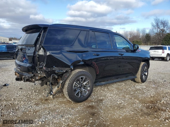2023 Chevrolet Tahoe Z71 with VIN 1GNSKPKD2PR147011, listed as a Copart auction lot 86640644 with 18,167 mi miles and Clean Title. Bid and sale history available at carsss.com. Image 3.