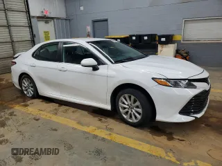 2019 Toyota Camry LE with VIN 4T1B11HKXKU701993, listed as a Copart auction lot 45009855 with 76,033 mi miles and Salvage Title. Bid and sale history available at carsss.com. Image 4.