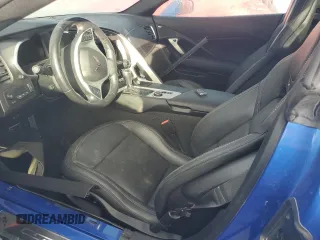 2019 Chevrolet Corvette Grand Sport 2LT with VIN 1G1YY3D77K5122132, listed as a Copart auction lot 75643214 with 0 mi miles and Non Repairable. Bid and sale history available at carsss.com. Image 7.