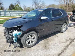 2018 Chevrolet Equinox Premier with VIN 2GNAXMEV4J6299309, listed as a Copart auction lot 50595655 with 137,602 mi miles and Salvage Title. Bid and sale history available at carsss.com. Image 1.