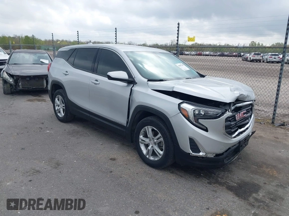 2018 GMC Terrain SLE with VIN 3GKALMEV1JL185403, listed as a IAAI auction lot 41807308 with 79,867 mi miles and . Bid and sale history available at DreamBid. Image 1.