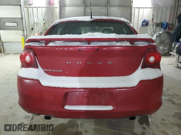 2011 Dodge Avenger Heat with VIN 1B3BD1FG6BN514045, listed as a Copart auction lot 45012025 with 142,247 mi miles and Salvage Title. Bid and sale history available at DreamBid. Image 6.