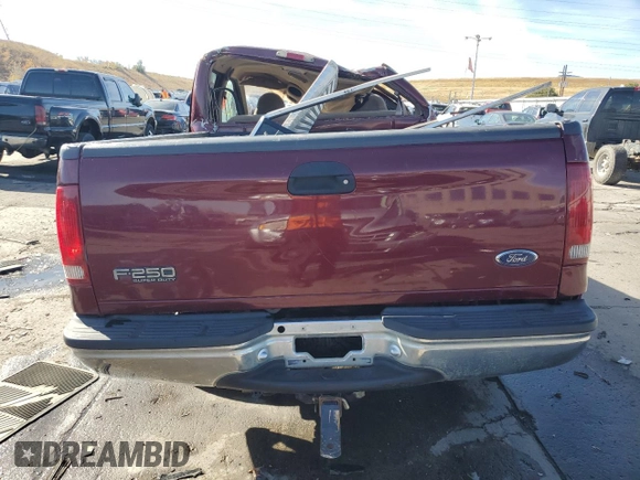 1999 Ford Super Duty F-250 XL with VIN 1FTNW21F7XEE89478, listed as a Copart auction lot 78306244 with 106,844 mi miles and Non Repairable. Bid and sale history available at carsss.com. Image 6.