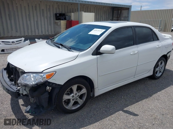 2011 Toyota Corolla L with VIN 2T1BU4EE8BC714122, listed as a IAAI auction lot 42073121 with 221,176 mi miles. Bid and sale history available at carsss.com. Image 2.