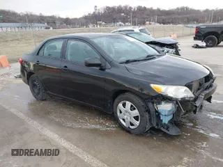 2013 Toyota Corolla L with VIN 5YFBU4EE7DP199293, listed as a IAAI auction lot 41683392 with 100,401 mi miles. Bid and sale history available at carsss.com. Image 1.