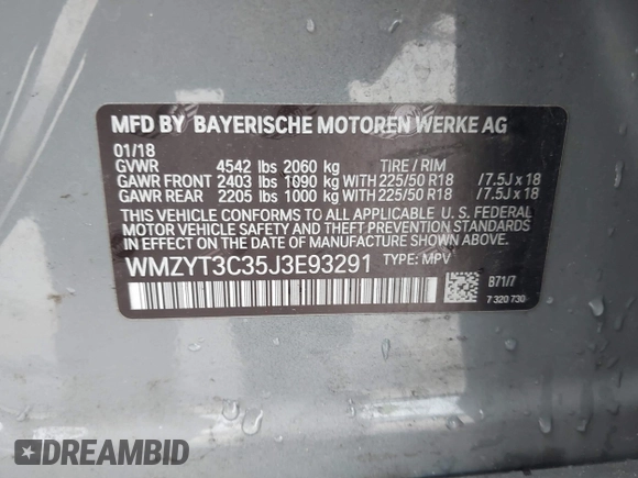 2018 MINI Countryman Cooper S z VIN WMZYT3C35J3E93291, wystawiony jako IAAI lot #41281432 z przebiegiem 58 774 mil mil oraz . Historia ofert i sprzedaży dostępna na DreamBid. Obrazek 9.