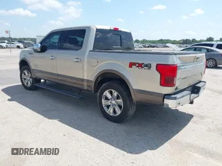 2018 Ford F-150 XL with VIN 1FTFW1E12JFD70767, listed as a IAAI auction lot 42569847 with 206,918 mi miles and . Bid and sale history available at DreamBid. Image 3.