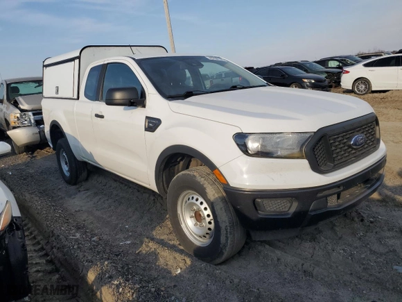 2021 Ford Ranger XL with VIN 1FTER1EHXMLD55651, listed as a Copart auction lot 43766165 with 281,496 mi miles and Clean Title. Bid and sale history available at carsss.com. Image 4.