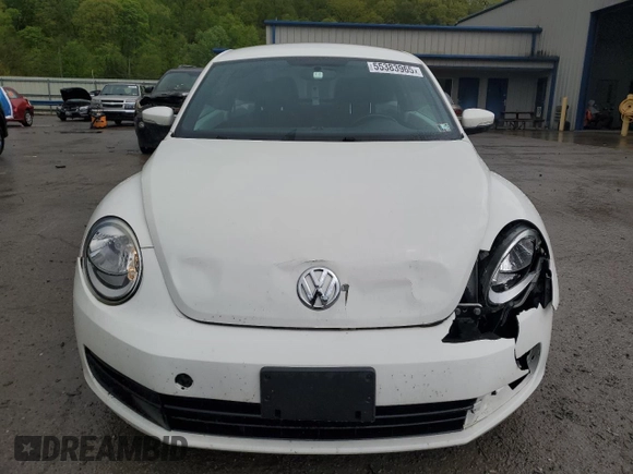 2014 Volkswagen Beetle 2.5L w/Sun with VIN 3VWJP7AT9EM602575, listed as a Copart auction lot 55383965 with 130,525 mi miles and Salvage Title. Bid and sale history available at DreamBid. Image 5.