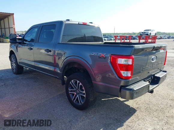 2023 Ford F-150 XL with VIN 1FTFW1E51PKF71272, listed as a IAAI auction lot 42001314 with 5,314 mi miles. Bid and sale history available at carsss.com. Image 3.