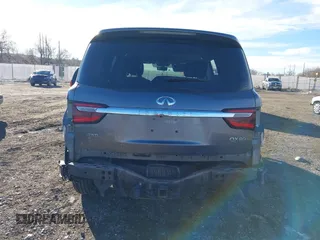 2020 Infiniti QX80 LUXE with VIN JN8AZ2NE5L9253264, listed as a IAAI auction lot 41012767 with 106,672 mi miles. Bid and sale history available at carsss.com. Image 17.