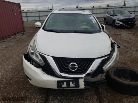 2015 Nissan Murano Platinum with VIN 5N1AZ2MG3FN211374, listed as a Copart auction lot 72169084 with 139,291 mi miles and Salvage Title. Bid and sale history available at carsss.com. Image 5.