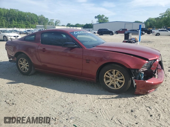 2014 Ford Mustang V6 with VIN 1ZVBP8AM9E5330246, listed as a Copart auction lot 53887865 with 118,583 mi miles and Salvage Title. Bid and sale history available at carsss.com. Image 4.