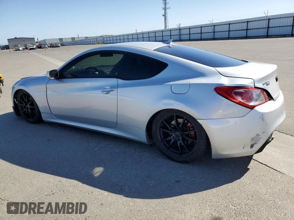 2011 Hyundai Genesis Coupe with VIN KMHHT6KD6BU059087, listed as a Copart auction lot 57665315 with 122,763 mi miles and Salvage title. Bid and sale history available at DreamBid. Image 2.