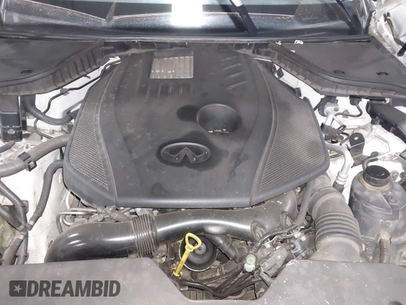 2017 Infiniti Q50 2.0t with VIN JN1CV7AR3HM681900, listed as a IAAI auction lot 41694543 with 158,028 mi miles. Bid and sale history available at carsss.com. Image 10.