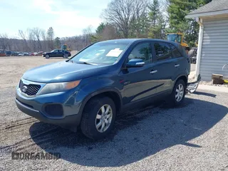 2011 Kia Sorento LX with VIN 5XYKT3A19BG164787, listed as a IAAI auction lot 41847231 with 139,050 mi miles. Bid and sale history available at carsss.com. Image 2.