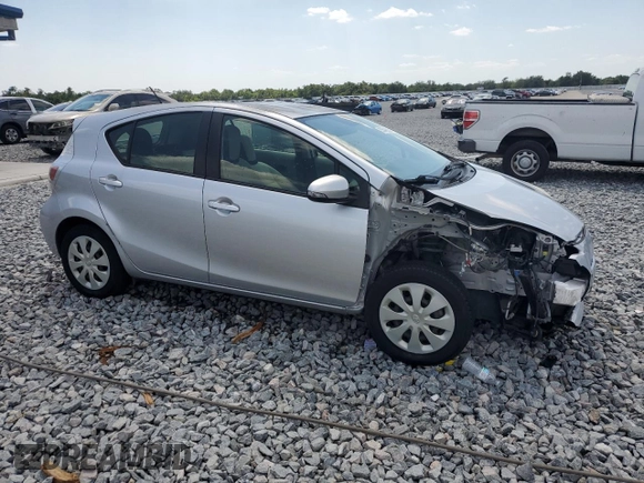 2014 Toyota Prius One with VIN JTDKDTB38E1566009, listed as a Copart auction lot 53540585 with 104,605 mi miles and Salvage Title. Bid and sale history available at DreamBid. Image 4.