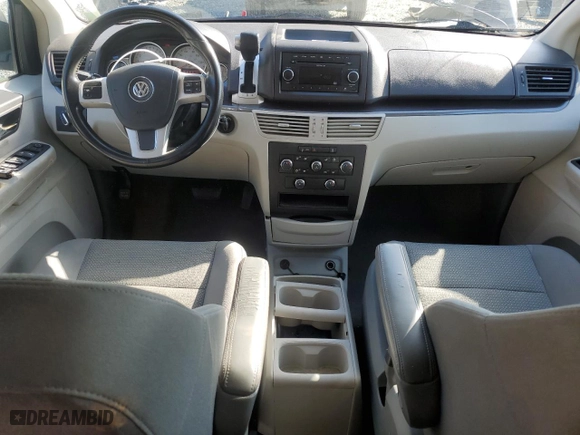 2011 Volkswagen Routan S with VIN 2V4RW4DG1BR803192, listed as a Copart auction lot 74591534 with 149,880 mi miles and Salvage Title. Bid and sale history available at carsss.com. Image 8.