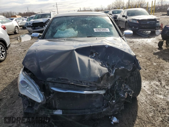 2014 Chrysler 200 Limited with VIN 1C3CCBCG0EN179938, listed as a Copart auction lot 43925905 with 0 mi miles and Salvage Title. Bid and sale history available at carsss.com. Image 5.