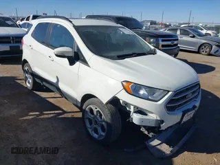 2021 Ford EcoSport SE z VIN MAJ3S2GE2MC439991, wystawiony jako IAAI lot #41725143 z przebiegiem 82 562 mil mil oraz . Historia ofert i sprzedaży dostępna na DreamBid. Obrazek 1.