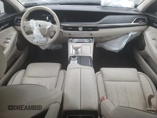 2022 Genesis G90 5.0L Ultimate with VIN KMTF54PHXNU096588, listed as a Copart auction lot 80575924 with 66,161 mi miles and Salvage Title. Bid and sale history available at carsss.com. Image 8.