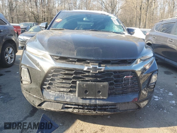 2022 Chevrolet Blazer RS z VIN 3GNKBKRSXNS231658, wystawiony jako Copart lot #41759075 z przebiegiem 52 149 mil mil oraz Szkoda całkowita • Salvage title. Historia ofert i sprzedaży dostępna na DreamBid. Obrazek 5.