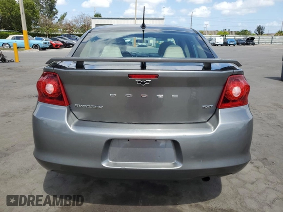 2012 Dodge Avenger SXT with VIN 1C3CDZCBXCN290424, listed as a Copart auction lot 54520935 with 150,853 mi miles and Clean Title. Bid and sale history available at carsss.com. Image 6.