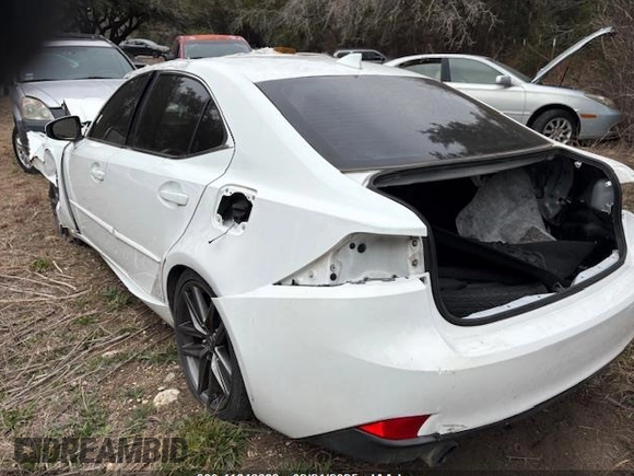2014 Lexus IS 350 with VIN JTHBE1D23E5007450, listed as a IAAI auction lot 41646683 with 41,700 mi miles and . Bid and sale history available at DreamBid. Image 3.