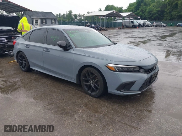 2023 Honda Civic Sport with VIN 2HGFE2F54PH512202, listed as a IAAI auction lot 42331949 with 44,568 mi miles and . Bid and sale history available at DreamBid. Image 1.