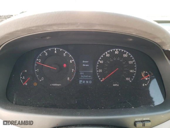 2011 Hyundai Azera Limited with VIN KMHFC4DFXBA530864, listed as a Copart auction lot 45673405 with 96,940 mi miles and Salvage Title. Bid and sale history available at carsss.com. Image 9.