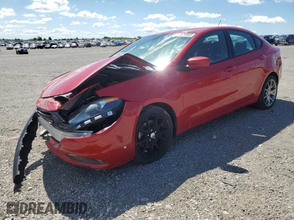 2015 Dodge Dart SXT with VIN 1C3CDFBB5FD117243, listed as a Copart auction lot 57879985 with 174,978 mi miles and Salvage title. Bid and sale history available at DreamBid. Image 1.