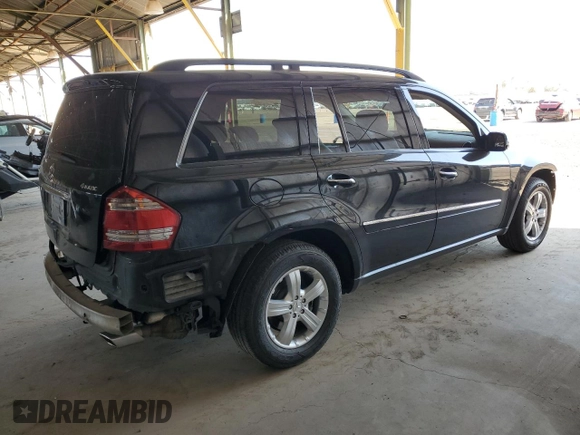 2007 Mercedes-Benz GL-Class with VIN 4JGBF71E47A156956, listed as a Copart auction lot 74045164 with 142,489 mi miles and Salvage Title. Bid and sale history available at carsss.com. Image 3.