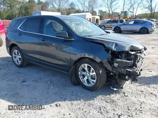 2020 Chevrolet Equinox LT with VIN 2GNAXKEV7L6270751, listed as a IAAI auction lot 41898301 with 50,050 mi miles. Bid and sale history available at carsss.com. Image 1.