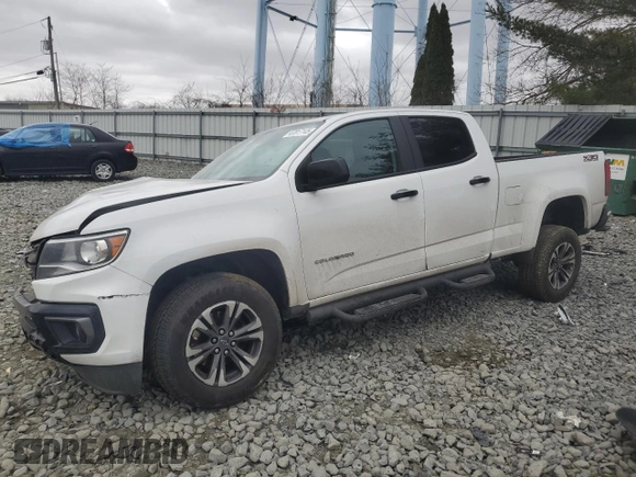 2021 Chevrolet Colorado 4WD Z71 with VIN 1GCGTDEN5M1210367, listed as a Copart auction lot 47817145 with 69,299 mi miles and Salvage Title. Bid and sale history available at carsss.com. Image 1.