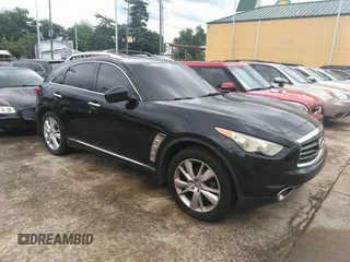 2012 Infiniti FX with VIN JN8AS1MU1CM121512, listed as a IAAI auction lot 42201447 with 285,357 mi miles. Bid and sale history available at carsss.com. Image 1.