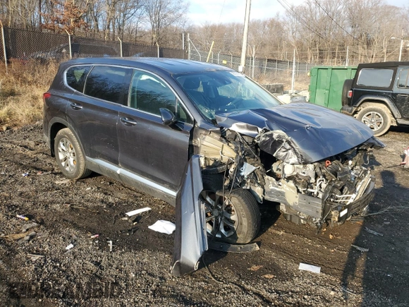 2020 Hyundai Santa Fe SEL w/SULEV with VIN 5NMS33AD8LH271668, listed as a Copart auction lot 43781575 with 73,530 mi miles and Salvage Title. Bid and sale history available at carsss.com. Image 4.