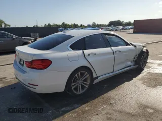 2017 BMW 4 Series 430i with VIN WBA4F7C31HG789614, listed as a Copart auction lot 61854075 with 85,153 mi miles and Salvage title. Bid and sale history available at DreamBid. Image 3.