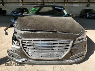 2018 Genesis G80 3.8L with VIN KMHGN4JE8JU231963, listed as a Copart auction lot 77375914 with 86,227 mi miles and Salvage Title. Bid and sale history available at carsss.com. Image 5.