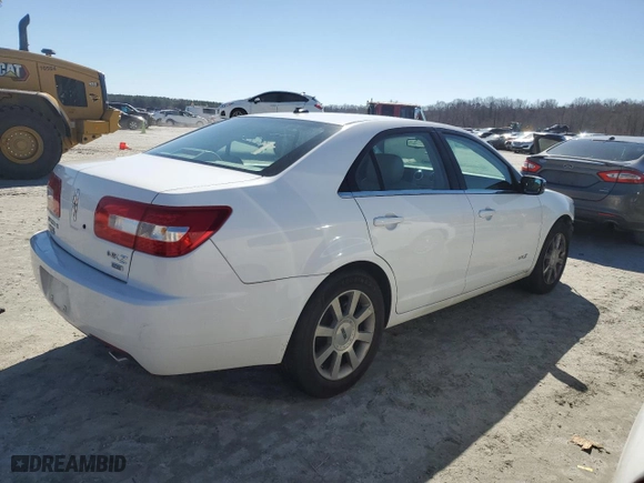 2007 Lincoln MKZ with VIN 3LNHM28T67R636283, listed as a Copart auction lot 45175485 with 60,534 mi miles and Salvage Title. Bid and sale history available at carsss.com. Image 3.