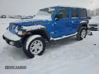 2021 Jeep Wrangler Unlimited Sport Altitude with VIN 1C4HJXDN8MW670994, listed as a Copart auction lot 80739034 with Not provided miles and Non repairable. Bid and sale history available at DreamBid. Image 1.