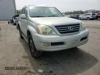2005 Lexus GX 470 with VIN JTJBT20XX50090318, listed as a Copart auction lot 53033035 with 191,528 mi miles and Salvage Title. Bid and sale history available at DreamBid. Image 12.