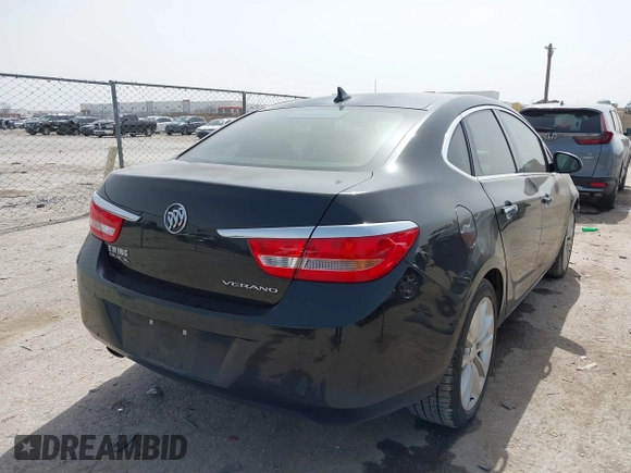 2013 Buick Verano Leather Group with VIN 1G4PS5SK2D4156796, listed as a IAAI auction lot 41721341 with 104,207 mi miles. Bid and sale history available at carsss.com. Image 4.